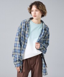 【Revo. / レヴォ】TH-4105 オンブレチェック 長袖シャツ / ユニセックス
