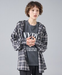 【Revo. / レヴォ】TH-4105 オンブレチェック 長袖シャツ / ユニセックス