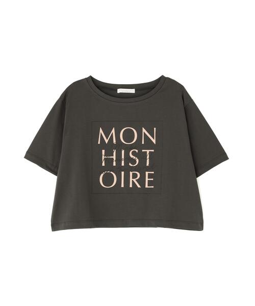 PROPORTION BODY DRESSING(プロポーションボディドレッシング)の「短丈ロゴT-シャツ / 1216160402(Tシャツ/カットソー・レディース・ホワイト系その他/ダークグレー・FREE)」の8枚目の写真