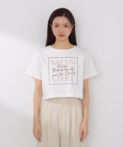 PROPORTION BODY DRESSING(プロポーションボディドレッシング)の「短丈ロゴT-シャツ / 1216160402(Tシャツ/カットソー・レディース・ホワイト系その他/ダークグレー・FREE)」の15枚目の写真