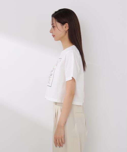 PROPORTION BODY DRESSING(プロポーションボディドレッシング)の「短丈ロゴT-シャツ / 1216160402(Tシャツ/カットソー・レディース・ホワイト系その他/ダークグレー・FREE)」の16枚目の写真