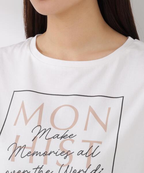 PROPORTION BODY DRESSING(プロポーションボディドレッシング)の「短丈ロゴT-シャツ / 1216160402(Tシャツ/カットソー・レディース・ホワイト系その他/ダークグレー・FREE)」の18枚目の写真