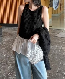 アンサンブル ノースリーブ」に該当するトップスファッション通販
