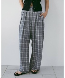 anuke(�A���k�[�N)��Check Daubletuck Pants 62610702(���̑��p���c)