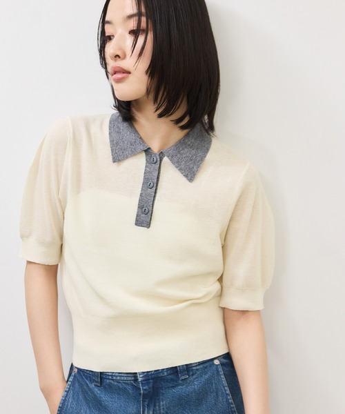 定番】ラミーニットポロシャツ（ポロシャツ）｜ADAM ET ROPE