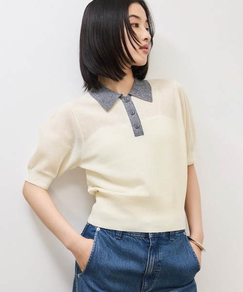 定番】ラミーニットポロシャツ（ポロシャツ）｜ADAM ET ROPE