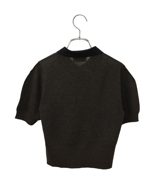 ADAM ET ROPE'(アダムエロペ)の「【定番】ラミーニットポロシャツ(ポロシャツ・レディース・サックスブルー/ブラウン系その他/キナリ・FREE)」の17枚目の写真