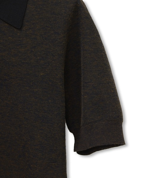 ADAM ET ROPE'(アダムエロペ)の「【定番】ラミーニットポロシャツ(ポロシャツ・レディース・サックスブルー/ブラウン系その他/キナリ・FREE)」の19枚目の写真