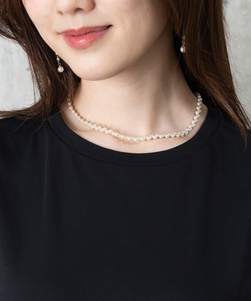 MAISONCOMFY (メゾンコンフィ)の「【接触冷感 フリルカットソー】異素材ドッキングが可愛らしい1枚(Tシャツ/カットソー・レディース・カーキ/ブラック/ホワイト・FREE)」の11枚目の写真