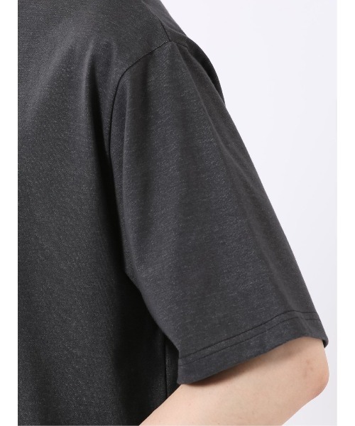 TAKA-Q(タカキュー)の「【綿混】タカキュー ダブルフェイス 天竺 キーネック 半袖 Tシャツ(Tシャツ/カットソー・メンズ・ブラック/ベージュ/ライトグレー/サックスブルー・X-LARGE/LARGE/MEDIUM)」の15枚目の写真