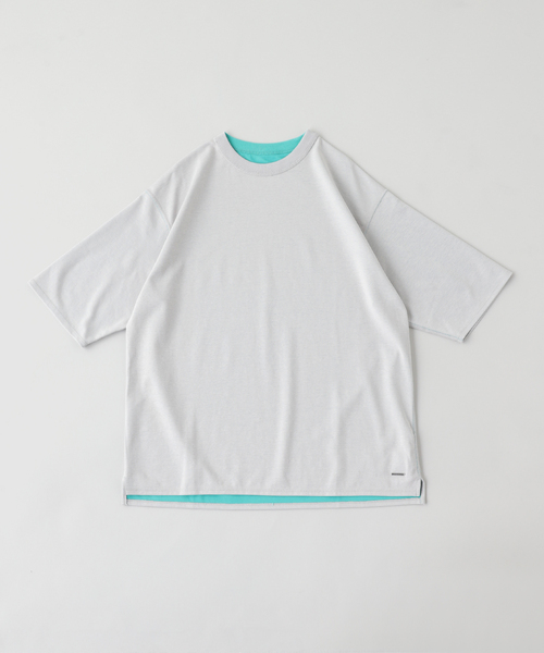 B.C STOCK（ベーセーストック）の「ANTS & ELEPHANTS / アンツアンドエレファンツ リバーシブルカットソー（Tシャツ/カットソー・メンズ・チャコールグレー/ネイビー/グレー/イエロー・MEDIUM/LARGE）」の2枚目の写真