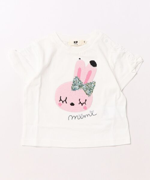 mimiちゃん スパンコール刺しゅう Tシャツ（Tシャツ/カットソー）｜KP