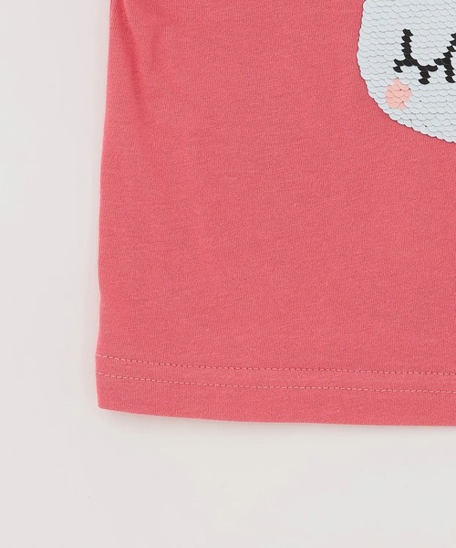 KP(ケーピー)の「mimiちゃん スパンコール刺しゅう Tシャツ(Tシャツ/カットソー・キッズ・オフホワイト/ピンク系その他・90cm/100cm/110cm/120cm/130cm/140cm)」の10枚目の写真