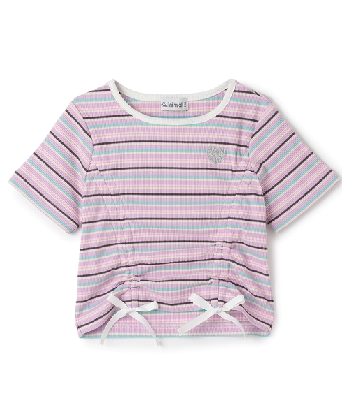 minimal（ミニマル）の「テレコドロストT（Tシャツ/カットソー・キッズ・オフホワイト/ブラック/ラベンダー/ネイビー・100cm/110cm/120cm/130cm/140cm）」の11枚目の写真