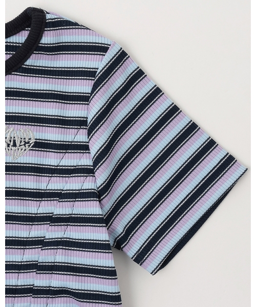 minimal（ミニマル）の「テレコドロストT（Tシャツ/カットソー・キッズ・オフホワイト/ブラック/ラベンダー/ネイビー・100cm/110cm/120cm/130cm/140cm）」の14枚目の写真