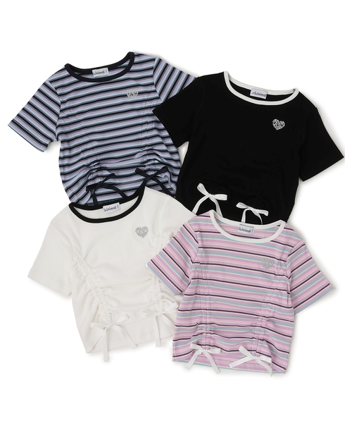 minimal（ミニマル）の「テレコドロストT（Tシャツ/カットソー・キッズ・オフホワイト/ブラック/ラベンダー/ネイビー・100cm/110cm/120cm/130cm/140cm）」の17枚目の写真