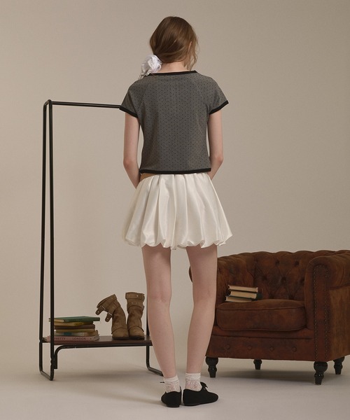hazyl(ヘイジル)の「assort henry design button T-shirt / アソートヘンリーデザインボタンTシャツ(Tシャツ/カットソー・レディース・ブルー系その他/グレー系その他・フリー)」の13枚目の写真
