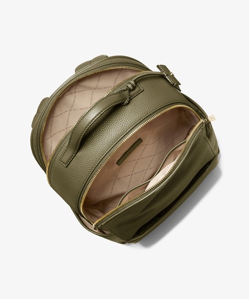 MICHAEL KORS(マイケルコース)の「SABLE ぺブルレザー バックパック ミディアム(バックパック/リュック・レディース・グリーン系・FREE)」の3枚目の写真