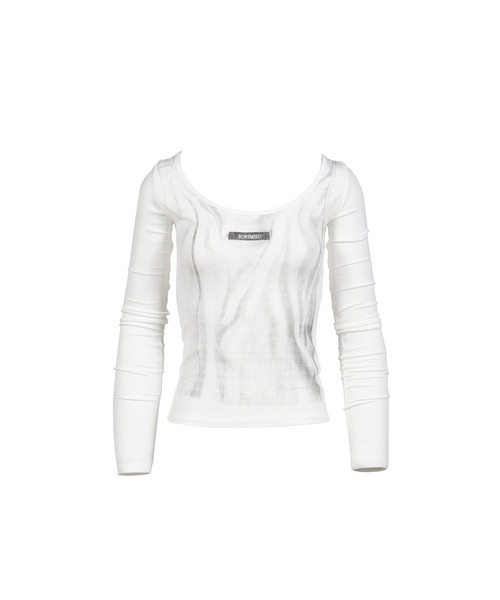bohemianseoul BOHEMSO トップス ホワイト BOHEMSEO TROMPE-L'OEIL TOP（その他トップス）｜BOHEMSEO（ボヘミアン