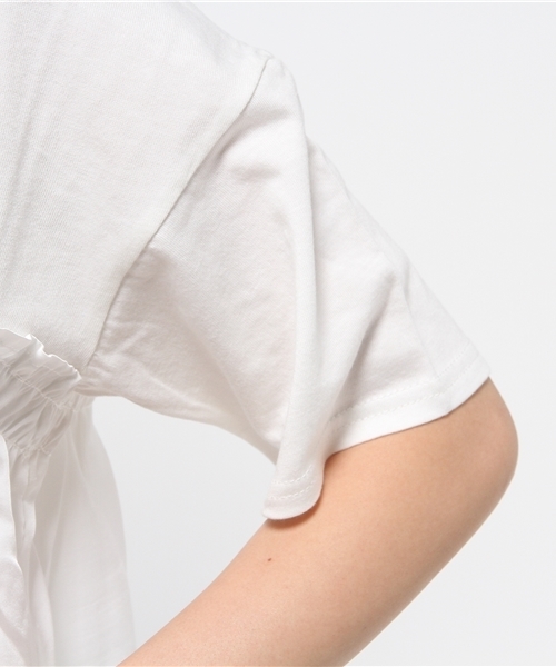 OUTLET（アウトレット）の「【Discoat】レイヤード風H/N（Tシャツ/カットソー・レディース・ホワイト×ホワイト/グレー系その他・FREE）」の8枚目の写真