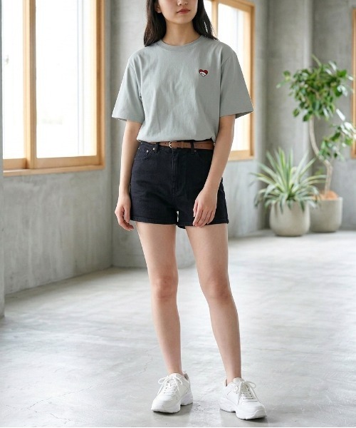Disney（ディズニー）の「【DISNEY/ディズニー】ベイマックス＆スティッチ キャラクタープリント半袖Ｔシャツ(DRY) バックプリントTシャツ/ユニセックス（Tシャツ/カットソー・メンズ・ブラック/ラベンダー/ダークブルー/ライトグリーン・MEDIUM/LARGE）」の18枚目の写真