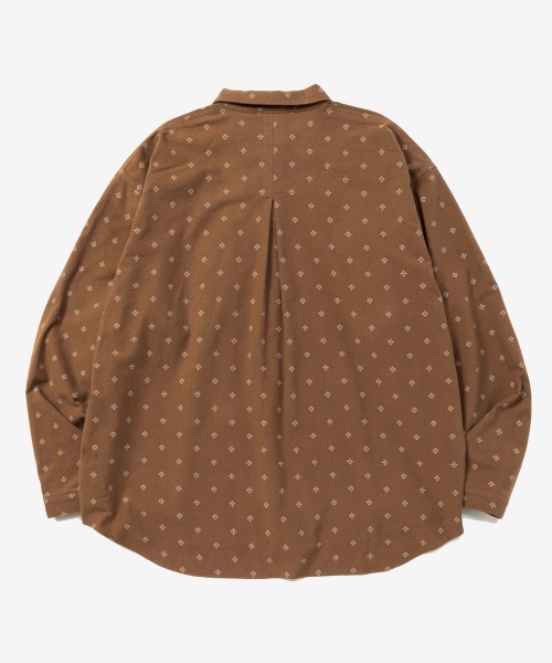 rehacer(レアセル)の「rehacer : Souvenir Dot Flower Shirts / スーベニア ドットフラワー シャツ(シャツ/ブラウス・メンズ・ブラウン/ブラック・X-LARGE/LARGE/MEDIUM/SMALL)」の9枚目の写真