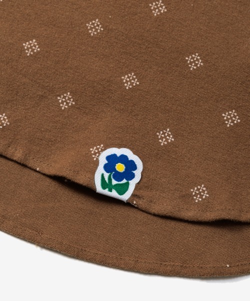 rehacer(レアセル)の「rehacer : Souvenir Dot Flower Shirts / スーベニア ドットフラワー シャツ(シャツ/ブラウス・メンズ・ブラウン/ブラック・X-LARGE/LARGE/MEDIUM/SMALL)」の7枚目の写真