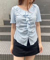 ミニスカート ラッフルフリル ショート丈」に該当するファッション通販