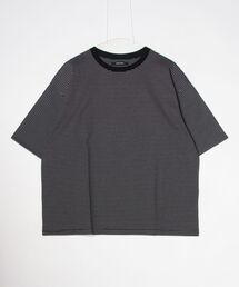 MINEDENIM | MINEDENIM (マインデニム)Micro Border Loose Crewneck T-SH(Tシャツ/カットソー)