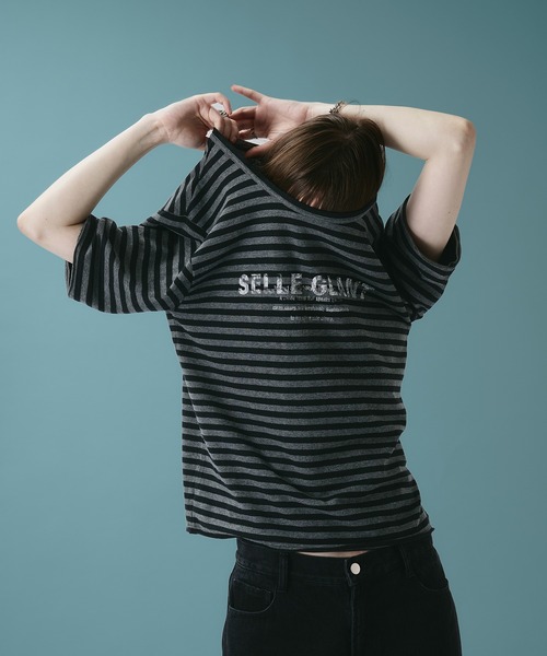 SELLE GLANT(セレグランテ)の「ASSORTED GRAPHIC DESIGN T-SHIRT / アソートグラフィックデザインTシャツ(Tシャツ/カットソー・メンズ・ブラック/オフホワイト/ブラック系その他・MEDIUM/SMALL/LARGE)」の18枚目の写真