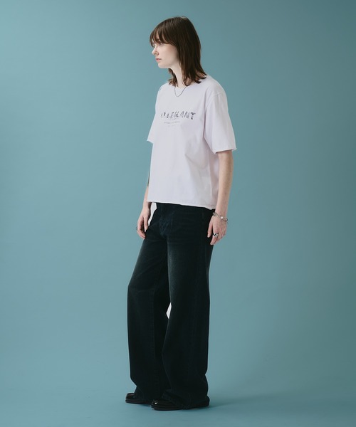 SELLE GLANT(セレグランテ)の「ASSORTED GRAPHIC DESIGN T-SHIRT / アソートグラフィックデザインTシャツ(Tシャツ/カットソー・メンズ・ブラック/オフホワイト/ブラック系その他・MEDIUM/SMALL/LARGE)」の6枚目の写真