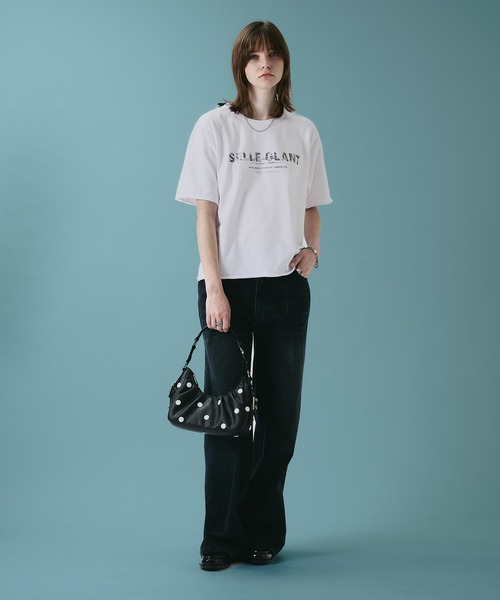 SELLE GLANT(セレグランテ)の「ASSORTED GRAPHIC DESIGN T-SHIRT / アソートグラフィックデザインTシャツ(Tシャツ/カットソー・メンズ・ブラック/オフホワイト/ブラック系その他・MEDIUM/SMALL/LARGE)」の10枚目の写真