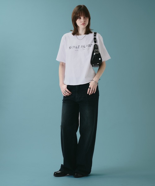 SELLE GLANT(セレグランテ)の「ASSORTED GRAPHIC DESIGN T-SHIRT / アソートグラフィックデザインTシャツ(Tシャツ/カットソー・メンズ・ブラック/オフホワイト/ブラック系その他・MEDIUM/SMALL/LARGE)」の11枚目の写真