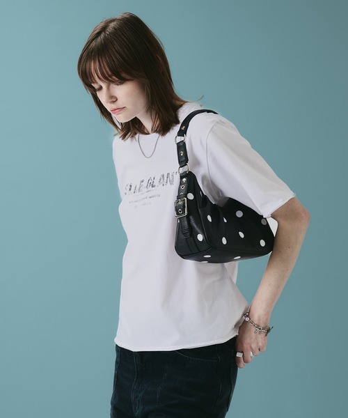 SELLE GLANT(セレグランテ)の「ASSORTED GRAPHIC DESIGN T-SHIRT / アソートグラフィックデザインTシャツ(Tシャツ/カットソー・メンズ・ブラック/オフホワイト/ブラック系その他・MEDIUM/SMALL/LARGE)」の9枚目の写真