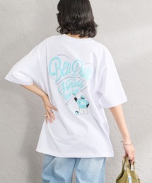 【WEB限定】[BEN DAVIS/ベンデイビス] SCRIPT HEART バックプリント ショートスリーブTシャツ