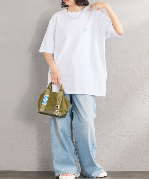 BEN DAVIS（ベンデイビス）の「【WEB限定】[BEN DAVIS/ベンデイビス] SCRIPT HEART バックプリント ショートスリーブTシャツ（Tシャツ/カットソー・レディース・ブラック/ミント/ホワイト・L/XL/M）」の11枚目の写真