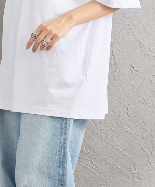BEN DAVIS（ベンデイビス）の「【WEB限定】[BEN DAVIS/ベンデイビス] SCRIPT HEART バックプリント ショートスリーブTシャツ（Tシャツ/カットソー・レディース・ブラック/ミント/ホワイト・L/XL/M）」の16枚目の写真