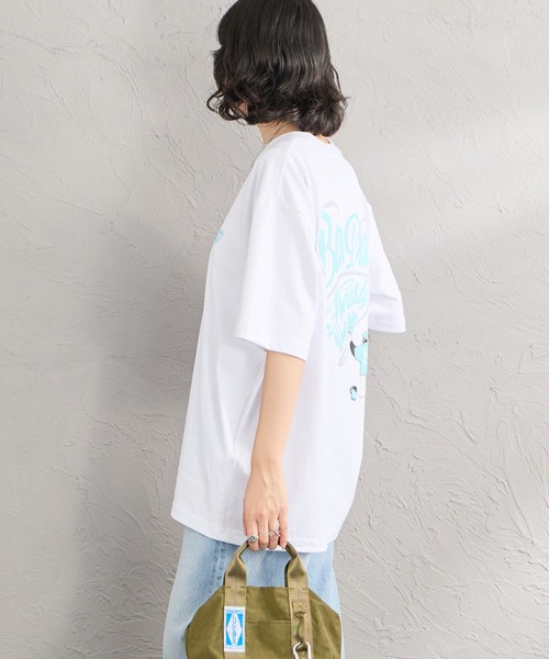 BEN DAVIS（ベンデイビス）の「【WEB限定】[BEN DAVIS/ベンデイビス] SCRIPT HEART バックプリント ショートスリーブTシャツ（Tシャツ/カットソー・レディース・ブラック/ミント/ホワイト・L/XL/M）」の9枚目の写真