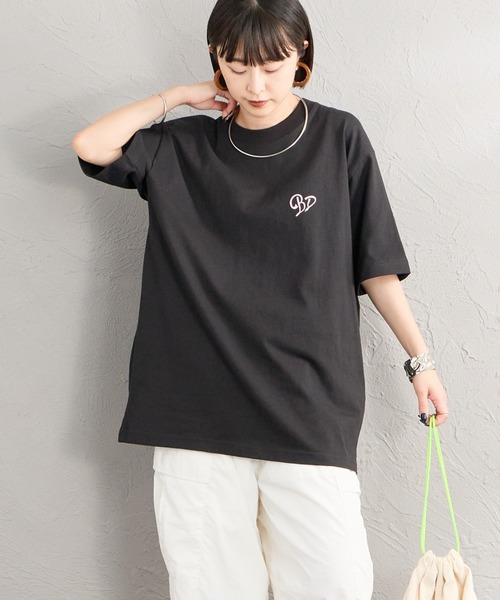 BEN DAVIS（ベンデイビス）の「【WEB限定】[BEN DAVIS/ベンデイビス] SCRIPT HEART バックプリント ショートスリーブTシャツ（Tシャツ/カットソー・レディース・ブラック/ミント/ホワイト・L/XL/M）」の18枚目の写真