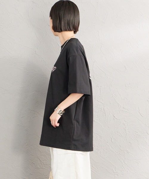 BEN DAVIS（ベンデイビス）の「【WEB限定】[BEN DAVIS/ベンデイビス] SCRIPT HEART バックプリント ショートスリーブTシャツ（Tシャツ/カットソー・レディース・ブラック/ミント/ホワイト・L/XL/M）」の19枚目の写真