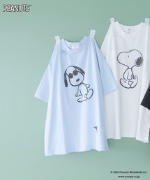 LOWRYS FARM | 【SNOOPY】クラッシュTシャツ(Tシャツ/カットソー)