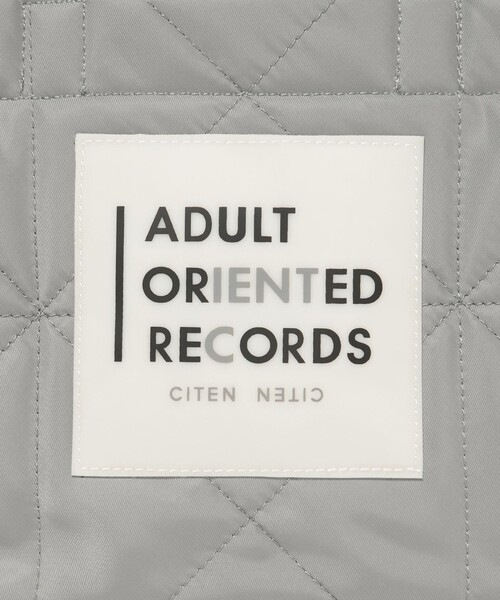 CITEN(シテン)の「【別注】<Adult Oriented Records×CITEN> 7インチトートバッグ(トートバッグ・メンズ・ライトグレー/ブラック・FREE)」の9枚目の写真