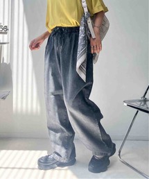AS KNOW AS plus | 〇イージーワイド カーブデニムパンツ(デニムパンツ)