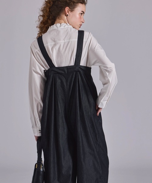 Kelen(ケレン)の「「KELEN / ケレン」 接触冷感4.5ozデニムサロペット(その他パンツ・レディース・ブラック/ネイビー・S/M)」の9枚目の写真