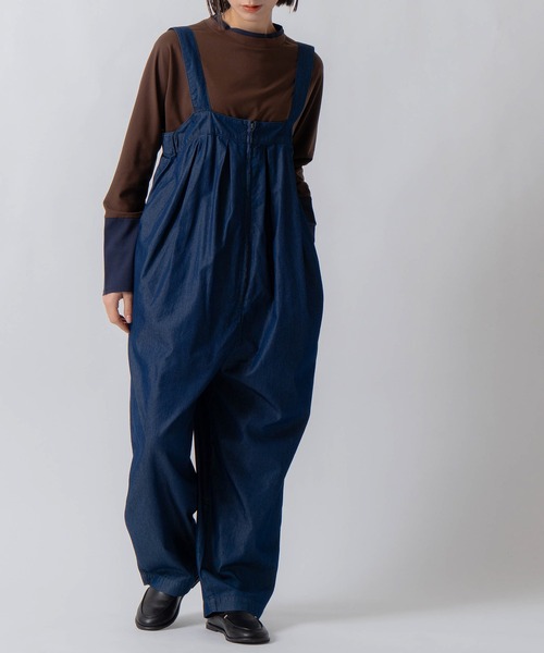 Kelen(ケレン)の「「KELEN / ケレン」 接触冷感4.5ozデニムサロペット(その他パンツ・レディース・ブラック/ネイビー・S/M)」の11枚目の写真