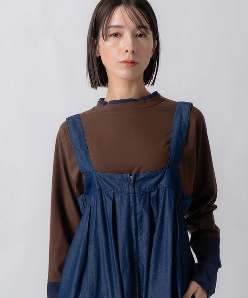 Kelen(ケレン)の「「KELEN / ケレン」 接触冷感4.5ozデニムサロペット(その他パンツ・レディース・ブラック/ネイビー・S/M)」の12枚目の写真
