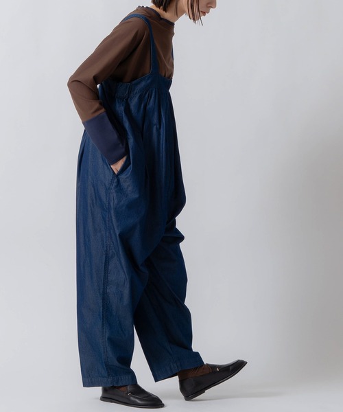 Kelen(ケレン)の「「KELEN / ケレン」 接触冷感4.5ozデニムサロペット(その他パンツ・レディース・ブラック/ネイビー・S/M)」の14枚目の写真