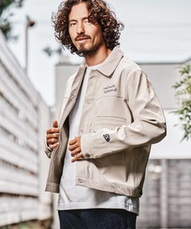 1minute 1second（ワンミニットワンセカンド）の「mj11686-faux leather 2nd jacket シンセティックレザージャケット(1M26A070)（ブルゾン）」