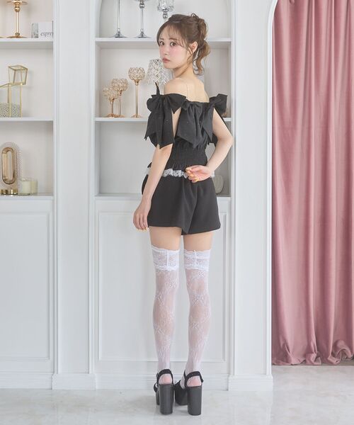 MAJESTIC LEGON（マジェスティックレゴン）の「キラキラメニーリボンブラウス（シャツ/ブラウス・レディース・ホワイト系その他/ブルー系その他2/ピンク/ブラック・MEDIUM）」の19枚目の写真
