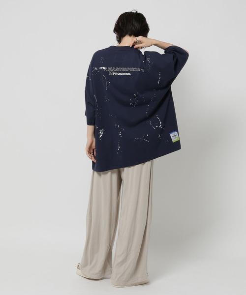 Fishs Eddy（フィッシュエディ）の「【FISHS EDDY(フィッシュエディ)】ポケットTシャツ【UNISEX】（Tシャツ/カットソー・レディース・オフホワイト/ライトグレー/ネイビー・MEDIUM/LARGE）」の8枚目の写真
